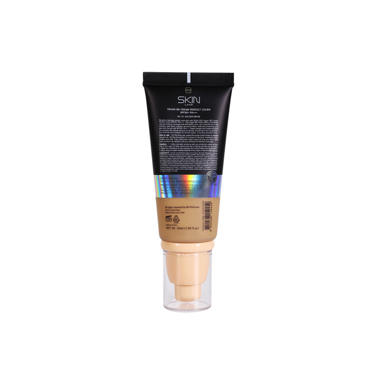 Vegan BB Cream Perfect Cover SPF50+ PA+++ #131 Golden Beige - 55ml