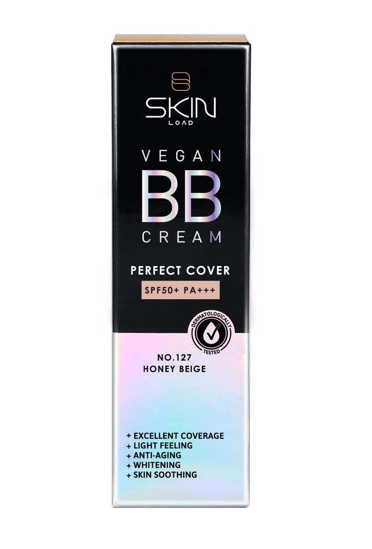 Vegan BB Cream Perfect Cover SPF50+ PA+++ #127 Honey Beige - 25ml