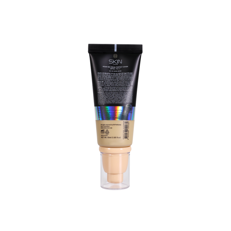 Vegan BB Cream Perfect Cover SPF50+ PA+++ #125 Warm Beige - 55ml