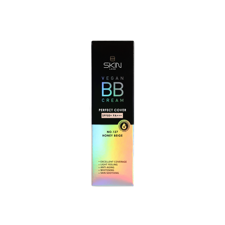 Vegan BB Cream Perfect Cover SPF50+ PA+++ #127 Honey Beige - 55ml